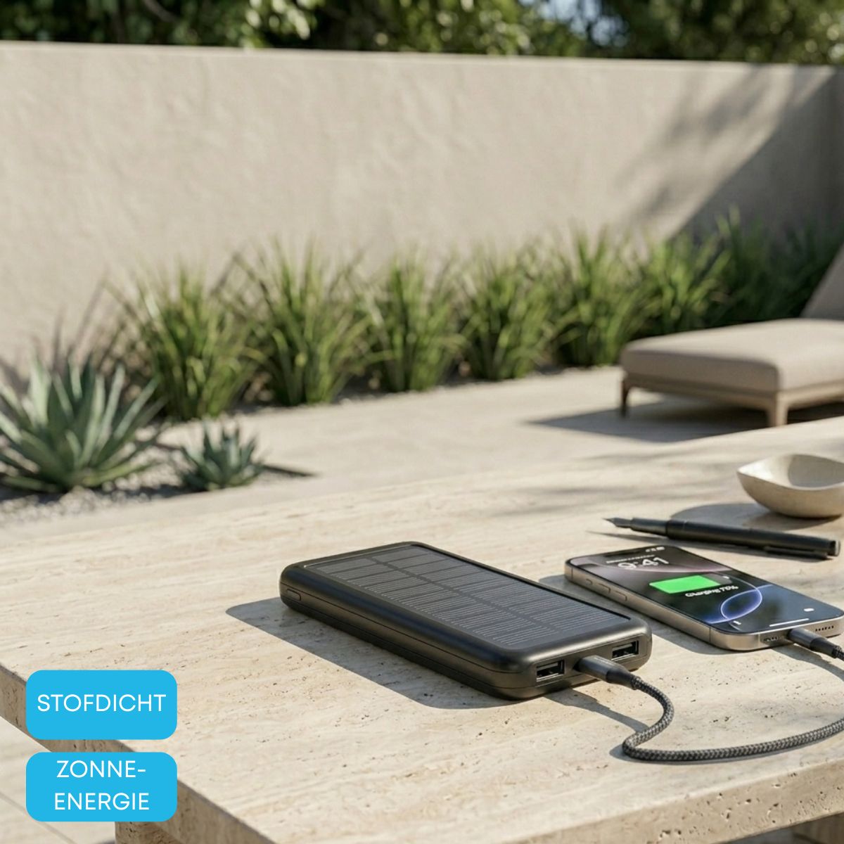 Nitaex Solar Powerbank 10.000 mAh thumbnail 3