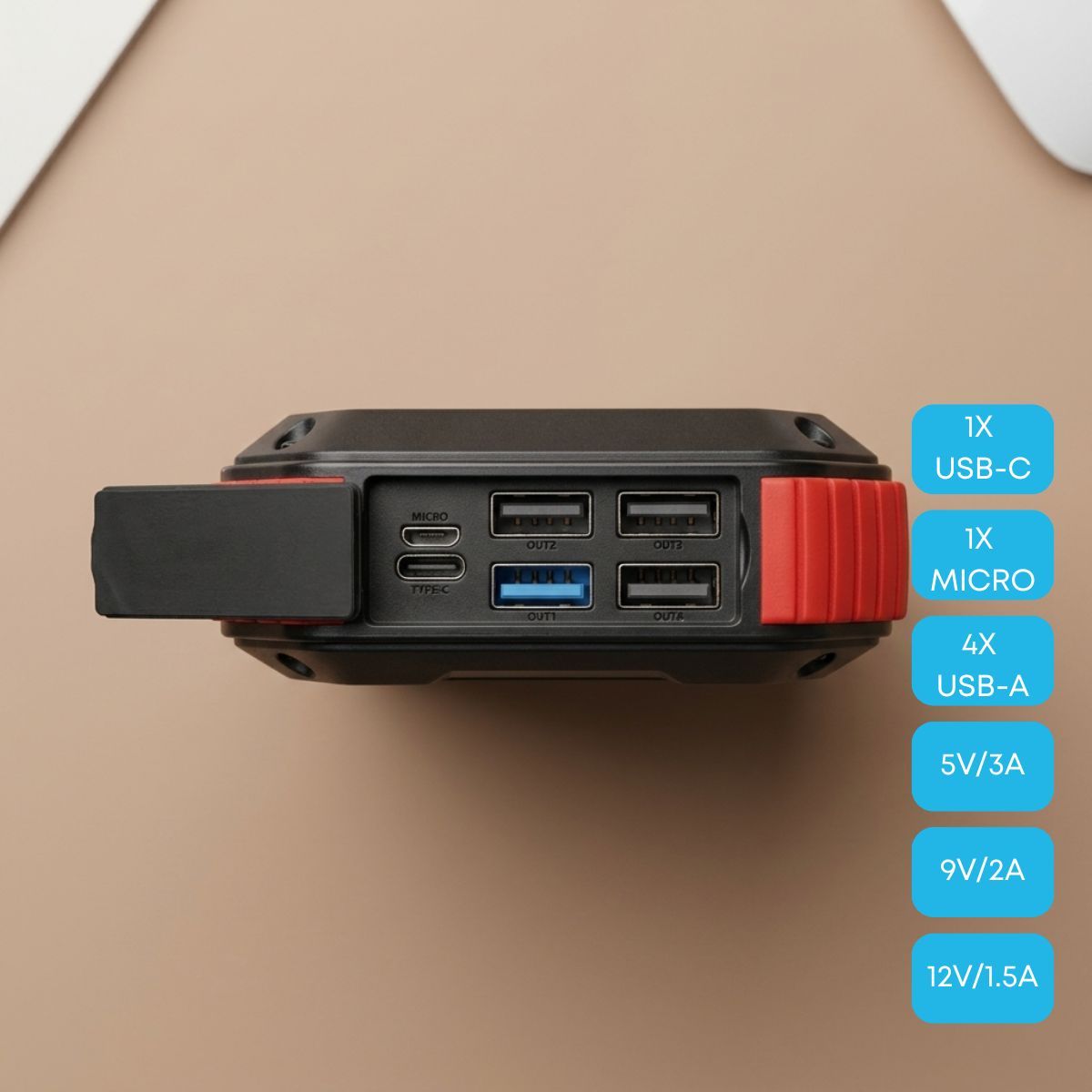 Nitaex Solar Powerbank 30.000 mAh thumbnail 3