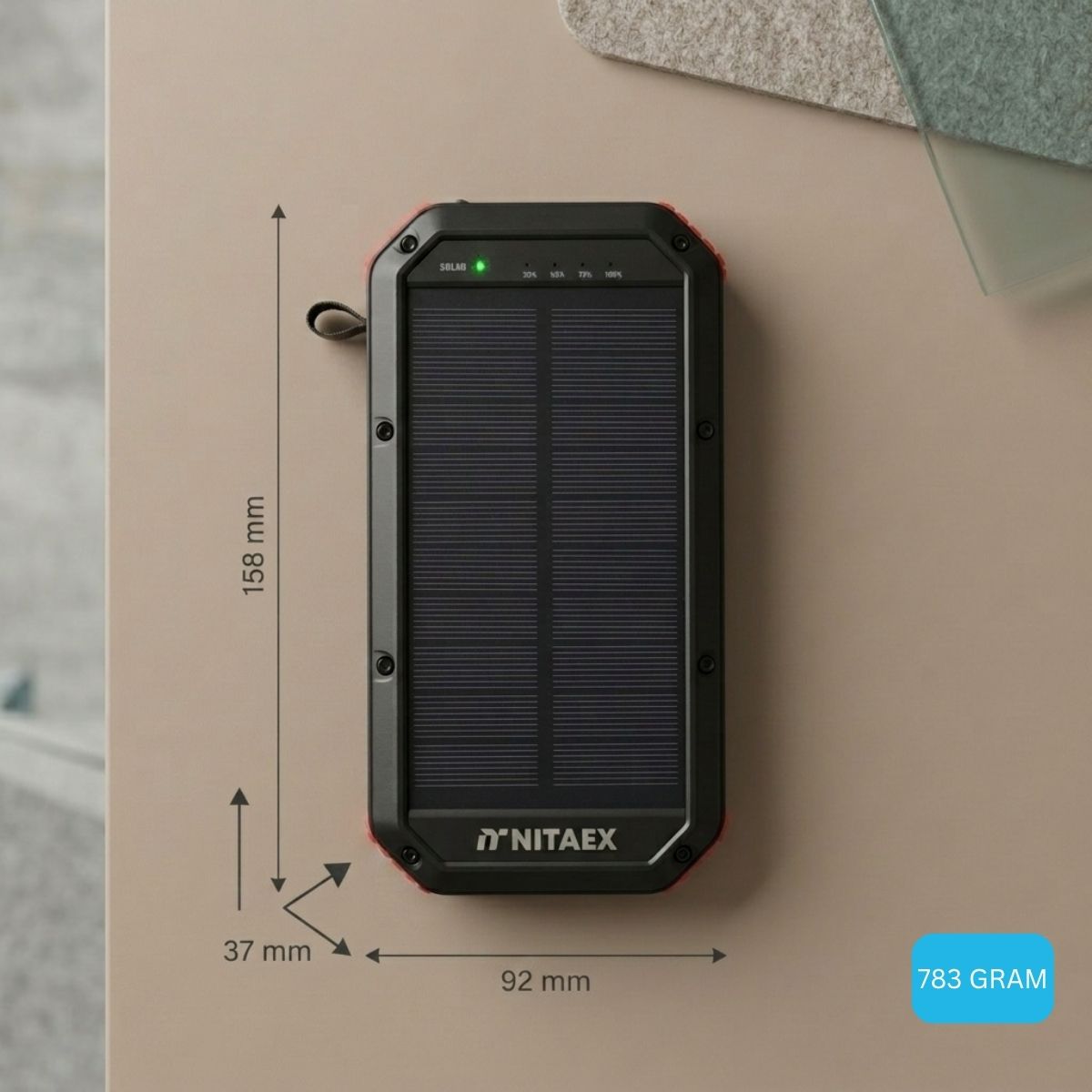 Nitaex Solar Powerbank 30.000 mAh thumbnail 5
